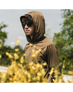 Bluza UV Korda UPF Hooded Top Dark Khaki , Marime XXXL