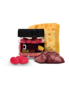 Momeală de cârlig D SNAX WAFT / Brânză-ficat