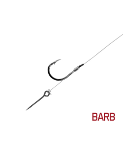 Montură Delphin FLR Sting / 6buc 8cm / 0,22mm / BARB #8 / Sting 7mm