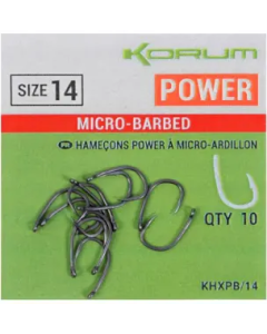 Carlige Korum Xpert Power Micro-Barbed Nr.14, 10buc/plic