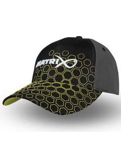 Sapca Matrix Hex Print Cap, Black