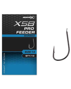 Carlige Feeder Matrix X5b Pro Feeder, Barbed, Nr.14, 10buc/pac