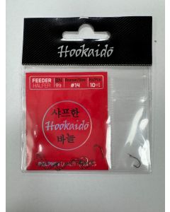 Carlige Delphin Hookaido Feeder HALFER Ring Nr.14, 10+1buc/plic 