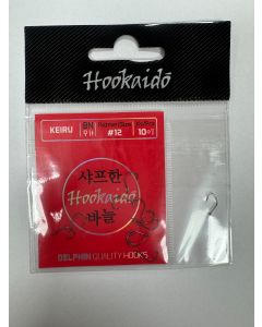 Carlige Delphin Hookaido KEIRU Ring, Black Nickel,Nr.10,  10+1buc/plic