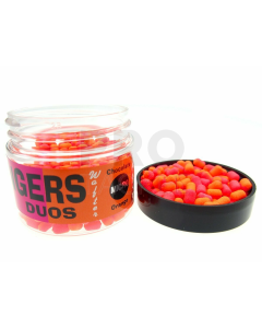 Ringers Micro Wafters Duos Pink & Orange 4mm