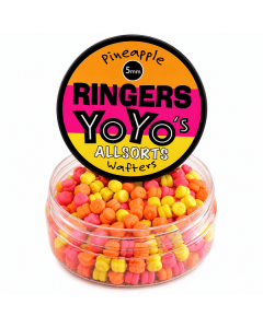 Ringers Yoyo Allsorts 5mm Pineapple Wafter 30gr