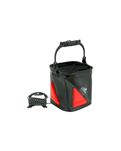 Găleată Feeder neagră cu șnur Carp Expert, 22x22cm